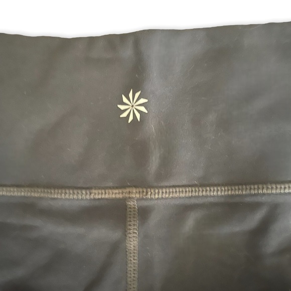 Athleta Womans Kick Booty Capri Activewear Legging Low Rise Pants Dark Grey XS - Picture 9 of 12